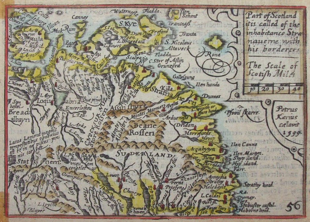 Map of Scotland - Keere